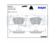 Sada brzdových destiček, kotoučová brzda DELPHI LP1922