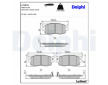 Sada brzdových destiček, kotoučová brzda DELPHI LP1951