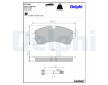 Sada brzdových destiček, kotoučová brzda DELPHI LP1981