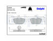 Sada brzdových destiček, kotoučová brzda DELPHI LP2029