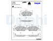 Sada brzdových destiček, kotoučová brzda DELPHI LP2048