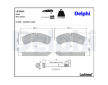 Sada brzdových destiček, kotoučová brzda DELPHI LP2063