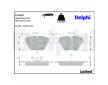 Sada brzdových destiček, kotoučová brzda DELPHI LP2067