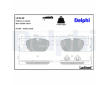 Sada brzdových destiček, kotoučová brzda DELPHI LP2140