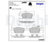 Sada brzdových destiček, kotoučová brzda DELPHI LP2199