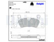 Sada brzdových destiček, kotoučová brzda DELPHI LP2233