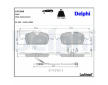 Sada brzdových destiček, kotoučová brzda DELPHI LP2248