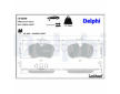 Sada brzdových destiček, kotoučová brzda DELPHI LP2689