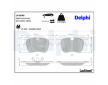 Sada brzdových destiček, kotoučová brzda DELPHI LP2690