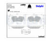 Sada brzdových destiček, kotoučová brzda DELPHI LP2762