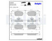 Sada brzdových destiček, kotoučová brzda DELPHI LP3238