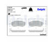 Sada brzdových destiček, kotoučová brzda DELPHI LP3245