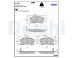 Sada brzdových destiček, kotoučová brzda DELPHI LP3265