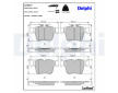 Sada brzdových destiček, kotoučová brzda DELPHI LP3277