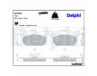 Sada brzdových destiček, kotoučová brzda DELPHI LP3287