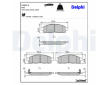 Sada brzdových destiček, kotoučová brzda DELPHI LP3313