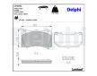 Sada brzdových platničiek kotúčovej brzdy DELPHI LP3362