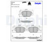 Sada brzdových platničiek kotúčovej brzdy DELPHI LP3371