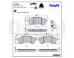Sada brzdových destiček, kotoučová brzda DELPHI LP3495