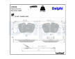 Sada brzdových platničiek kotúčovej brzdy DELPHI LP3526