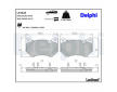 Sada brzdových destiček, kotoučová brzda DELPHI LP3529