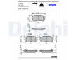 Sada brzdových destiček, kotoučová brzda DELPHI LP3576