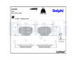 Sada brzdových destiček, kotoučová brzda DELPHI LP3580