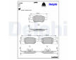 Sada brzdových destiček, kotoučová brzda DELPHI LP3588