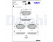 Sada brzdových destiček, parkovací brzda DELPHI LP3644