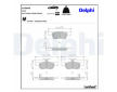 Sada brzdových destiček, kotoučová brzda DELPHI LP3695