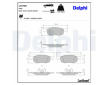 Sada brzdových destiček, kotoučová brzda DELPHI LP3700