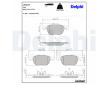 Sada brzdových destiček, kotoučová brzda DELPHI LP3827
