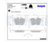 Sada brzdových destiček, kotoučová brzda DELPHI LP3838