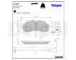 Sada brzdových destiček, kotoučová brzda DELPHI LP3865