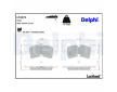 Sada brzdových destiček, kotoučová brzda DELPHI LP3873
