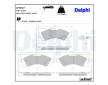Sada brzdových destiček, kotoučová brzda DELPHI LP3937