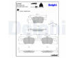 Sada brzdových destiček, kotoučová brzda DELPHI LP5059EV