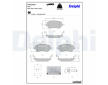 Sada brzdových destiček, kotoučová brzda DELPHI LP5070EV