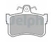 Sada brzdových platničiek kotúčovej brzdy DELPHI LP880