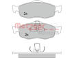 Sada brzdových destiček, kotoučová brzda METZGER 1170273