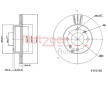 Brzdový kotouč METZGER 6110160