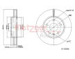 Brzdový kotouč METZGER AUTOTEILE 6110296