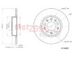 Brzdový kotouč METZGER 6110367