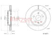 Brzdový kotouč METZGER 6110371