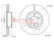 Brzdový kotouč METZGER 6110379