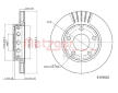 Brzdový kotouč METZGER 6110402