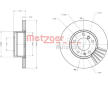 Brzdový kotouč METZGER 6110461