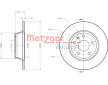 Brzdový kotouč METZGER 6110574