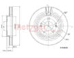 Brzdový kotouč METZGER 6110620