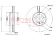 Brzdový kotouč METZGER 6110671